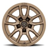 ICON Vector 5 17x8.5 5x5 -6mm Offset 4.5in BS 71.5mm Bore Bronze Wheel thumbnail 3