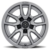 ICON Vector 5 17x8.5 5x5 -6mm Offset 4.5in BS 71.5mm Bore Titanium Wheel thumbnail 3