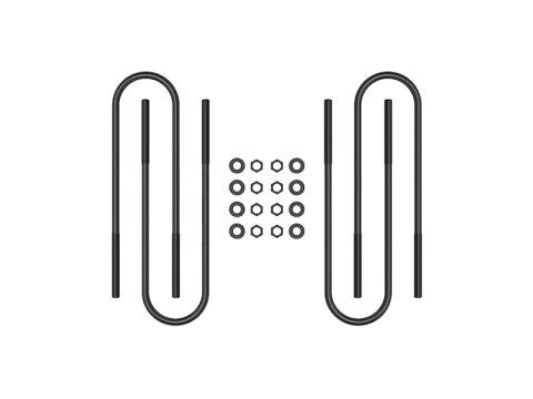 ICON 00-04 Ford F-250/F-350 Front Semi Round U-Bolt Kit