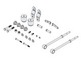 ICON 05-07 Ford F-250/F-350 Front 4.5in Box Kit thumbnail 1