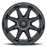 ICON Bandit 20x10 6x5.5 -24mm 4.5in BS 106.10mm Bore Gloss Black Wheel thumbnail 4