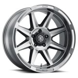 ICON Bandit 20x10 5x5 -24mm 4.5in BS 71.50mm Bore Gun Metal Wheel thumbnail 1