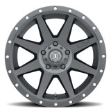 ICON Rebound 20x9 -12mm Offset 5x5 BP 4.5in BS 71.5mm Bore Satin Black Wheel thumbnail 2