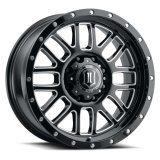 ICON Alpha 20x9 8x6.5in 19mm Offset 5.75in BS Gloss Black Milled Spokes Wheel thumbnail 1