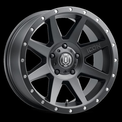 ICON Rebound 20x9 5x150 16mm Offset 5.625in BS Satin Black Wheel