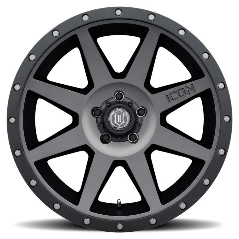 ICON Rebound 20x9 5x150 16mm Offset 5.625in BS Titanium Wheel thumbnail 1