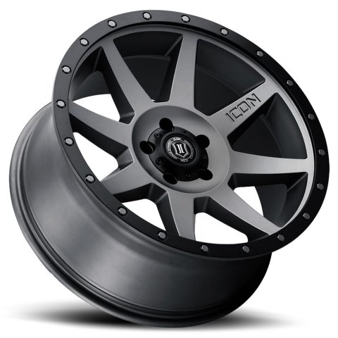 ICON Rebound 20x9 5x150 16mm Offset 5.625in BS Titanium Wheel thumbnail 2