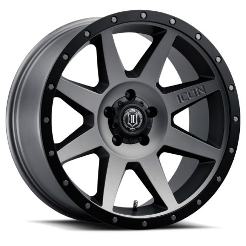 ICON Rebound 20x9 5x150 16mm Offset 5.625in BS Titanium Wheel thumbnail 4