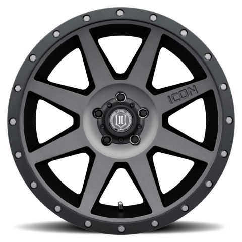 ICON Rebound 20x9 5x150 16mm Offset 5.625in BS Titanium Wheel thumbnail 5
