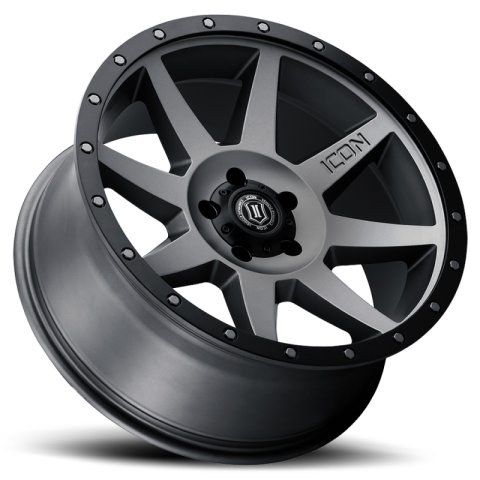 ICON Rebound 20x9 5x150 16mm Offset 5.625in BS Titanium Wheel thumbnail 6