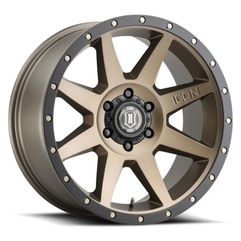 ICON Rebound 20x9 8x6.5in 12mm Offset 5.5in BS Bronze Wheel thumbnail 2