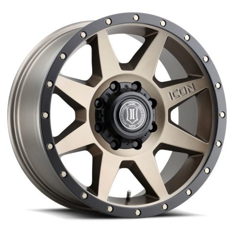 ICON Rebound 20x9 8x6.5in 12mm Offset 5.5in BS Bronze Wheel thumbnail 3