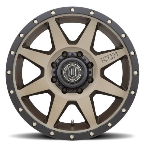 ICON Rebound 20x9 8x6.5in 12mm Offset 5.5in BS Bronze Wheel thumbnail 4