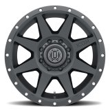 ICON Rebound 20x9 8x170 6mm Offset 5.25in BS Satin Black Wheel thumbnail 5