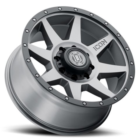 ICON Rebound 20x9 8x170 6mm Offset 5.25in BS Titanium Wheel thumbnail 3