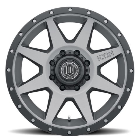 ICON Rebound 20x9 8x170 6mm Offset 5.25in BS Titanium Wheel thumbnail 4