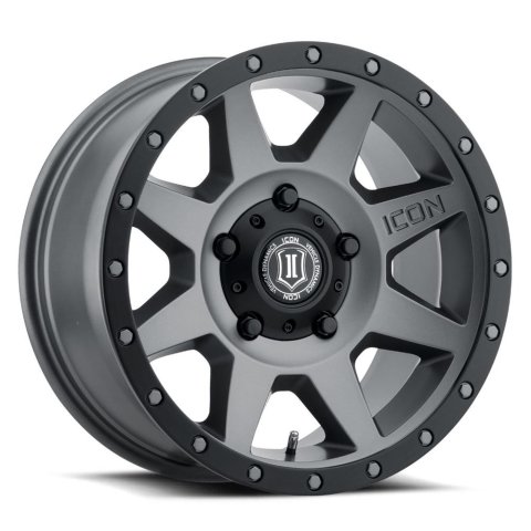 ICON Rebound 20x9 8x180 12mm Offset 5.5in BS Titanium Wheel thumbnail 2