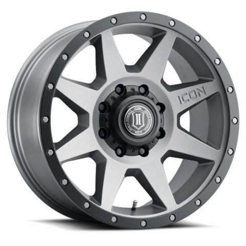 ICON Rebound 20x9 8x180 12mm Offset 5.5in BS Titanium Wheel thumbnail 3