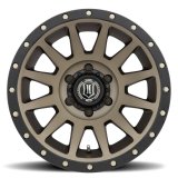 ICON Compression 18x9 5x150 25mm Offset 6in BS Bronze Wheel thumbnail 1