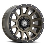 ICON Compression 18x9 5x5 -12mm Offset 4.5in BS Bronze Wheel thumbnail 4