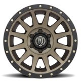 ICON Compression 18x9 5x5 -12mm Offset 4.5in BS Bronze Wheel thumbnail 6