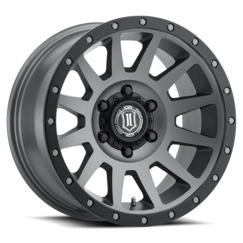 ICON Compression 20x10 5x150 -19mm Offset 4.75inBS Titanium Wheel thumbnail 2
