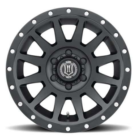 ICON Compression 20x10 6x135 -19mm Offset 4.75inBS Satin Black Wheel thumbnail 2
