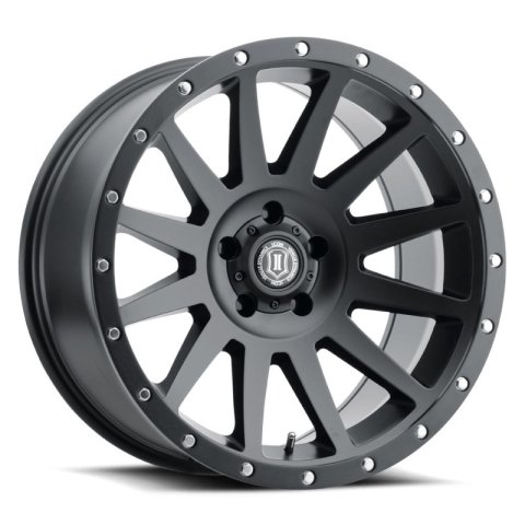 ICON Compression 20x10 6x135 -19mm Offset 4.75inBS Satin Black Wheel thumbnail 4