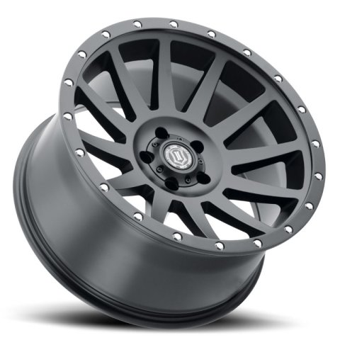 ICON Compression 20x10 6x135 -19mm Offset 4.75inBS Satin Black Wheel thumbnail 5