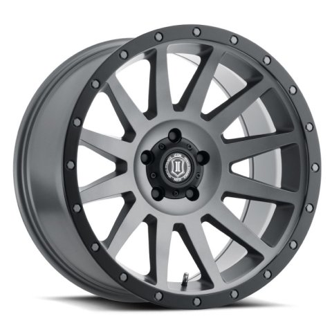 ICON Compression 20x10 6x5.5 -19mm Offset 4.75inBS Titanium Wheel thumbnail 1