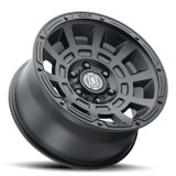 ICON Thrust 17x8.5 5x150 25mm Offset 5.75in BS Satin Black Wheel thumbnail 6