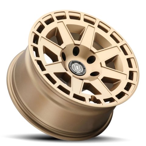 ICON Compass 17x8.5 6x135 6mm Offset 5in BS Satin Brass Wheel thumbnail 3