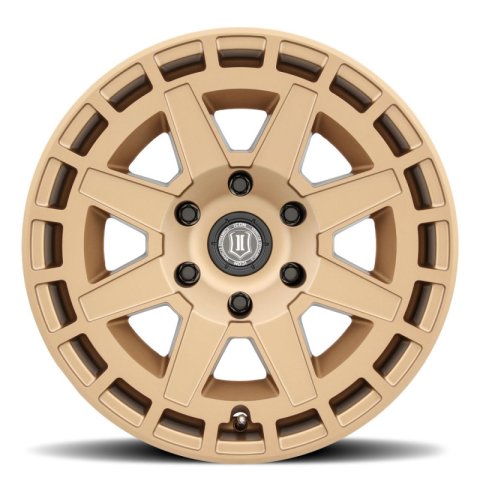 ICON Compass 17x8.5 6x135 6mm Offset 5in BS Satin Brass Wheel thumbnail 5