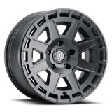 ICON Compass 17x8.5 6x135 6mm Offset 5in BS Satin Black Wheel thumbnail 1