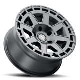 ICON Compass 17x8.5 6x135 6mm Offset 5in BS Satin Black Wheel thumbnail 3