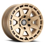 ICON Compass 17x8.5 5x5 -6mm Offset 4.5in BS Satin Brass Wheel thumbnail 3