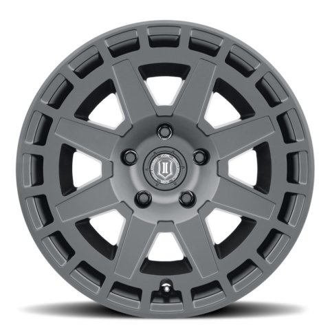 ICON Compass 17x8.5 5x5 -6mm Offset 4.5in BS Satin Black Wheel thumbnail 5