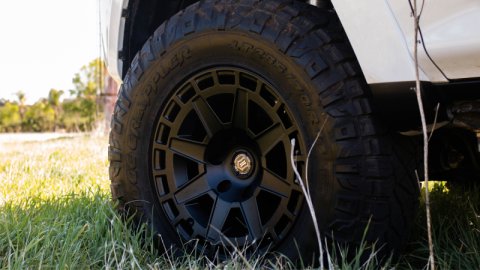 ICON Compass 17x8.5 5x5 -6mm Offset 4.5in BS Satin Black Wheel thumbnail 7