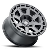 ICON Compass 17x8.5 6x5.5 0mm Offset 4.75in BS Satin Black Wheel thumbnail 7