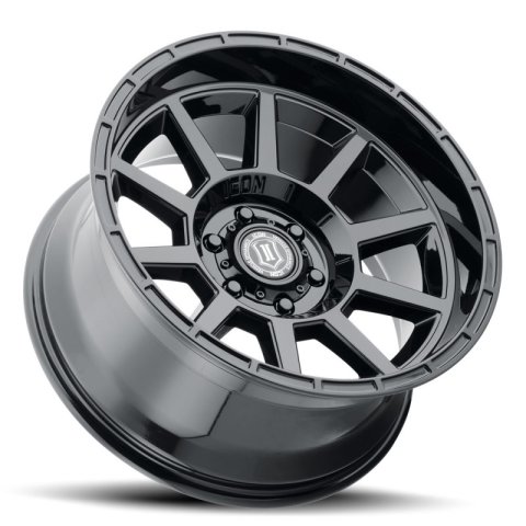 ICON Recoil 20x10 6x5.5 -24mm Offset 4.5in BS Gloss Black Wheel thumbnail 5
