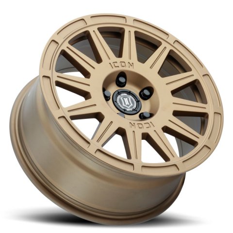 ICON Ricochet 17x8 5x100 38mm Offset 6in BS Satin Gold Wheel thumbnail 9