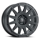 ICON Ricochet 17x8 5x4.5 38mm Offset 6in BS Satin Black Wheel thumbnail 3