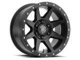ICON Rebound Pro 17x8.5 6x135 6mm Offset 5in BS 87.1mm Bore Satin Black Wheel thumbnail 3