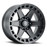 ICON Raider 17x8.5 6x135 6mm Offset 5in BS Satin Black Wheel thumbnail 1