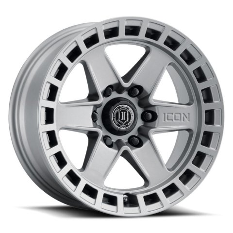 ICON Raider 17x8.5 6x135 6mm Offset 5in BS Titanium Wheel thumbnail 4