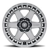 ICON Raider 17x8.5 6x5.5 0mm Offset 4.75in BS Titanium Wheel thumbnail 5