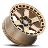 ICON Raider 17x8.5 6x120 0mm Offset 4.75in BS Satin Brass Wheel thumbnail 3