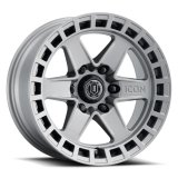 ICON Raider 17x8.5 6x120 0mm Offset 4.75in BS Titanium Wheel thumbnail 2
