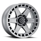 ICON Raider 17x8.5 6x120 0mm Offset 4.75in BS Titanium Wheel thumbnail 4