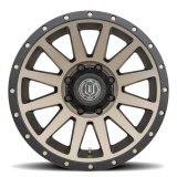 ICON Compression 20x10 8x6.5 -19mm Offset 4.75in BS 121.4mm Bore Bronze Wheel thumbnail 1